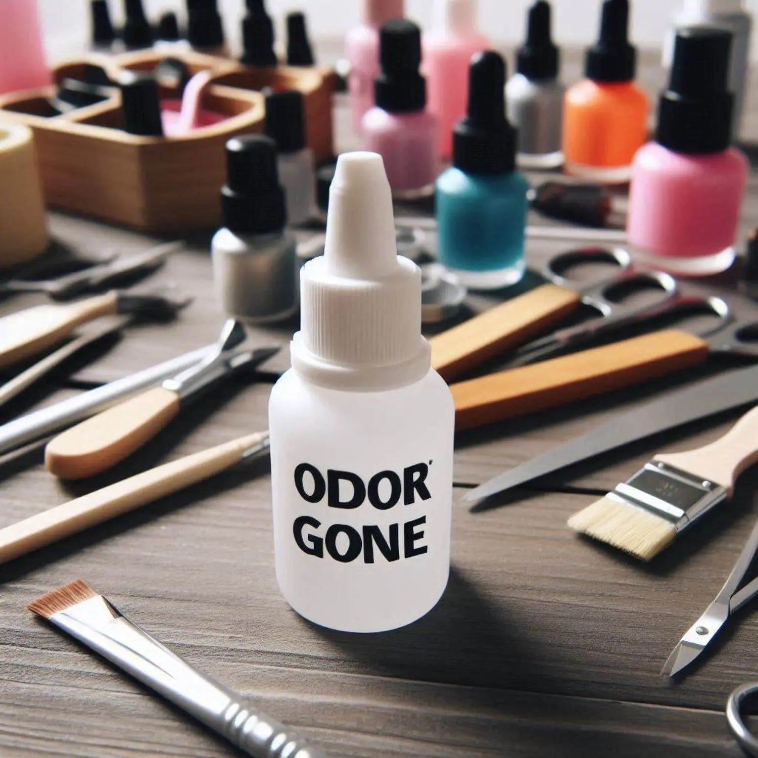 adding scent drops to EMA monomer in acrylic nails.