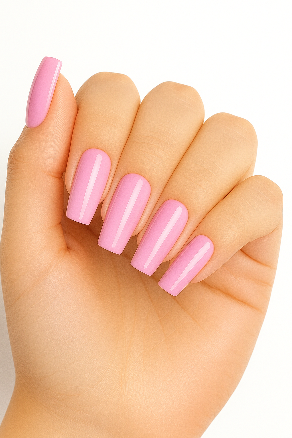 Blush Cloud Pink Acrylic