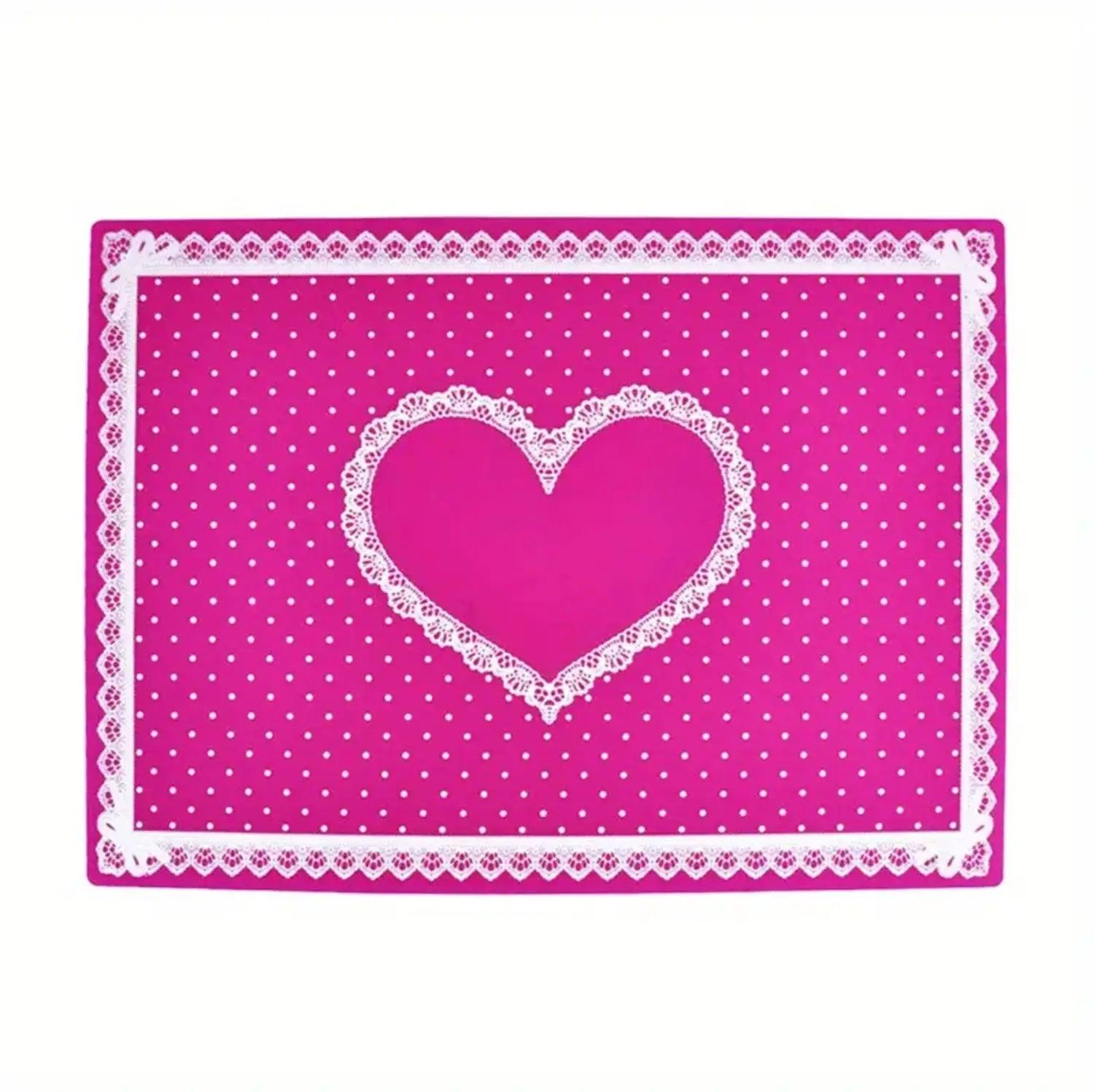Dark Pink Silicone Mat
