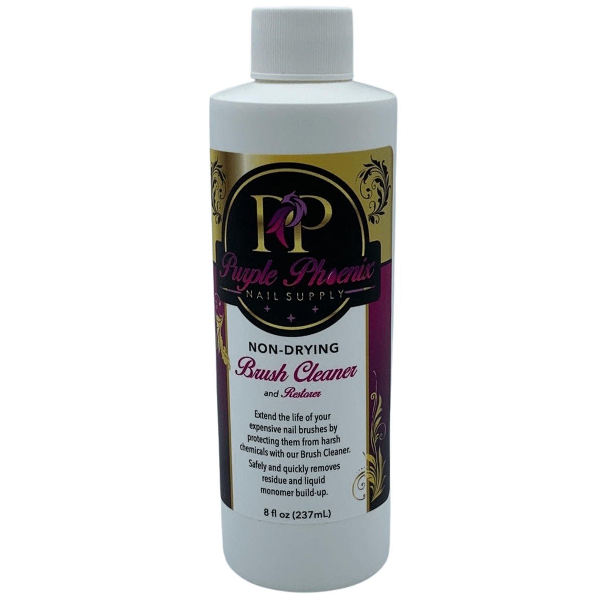BRUSH CLEANER AND RESTORER Purple Phoenix Nail Supply