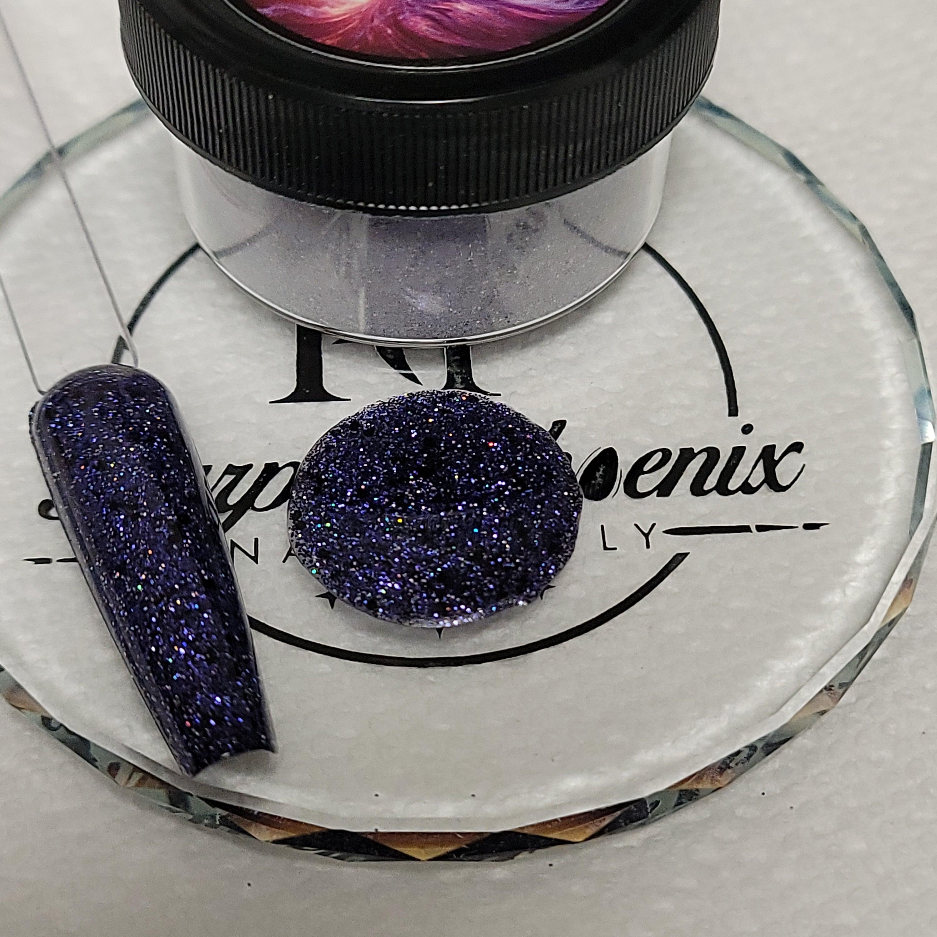 GLITTER ACRYLIC POWDER MYSTICAL MIST - Purple Phoenix Nail Supply