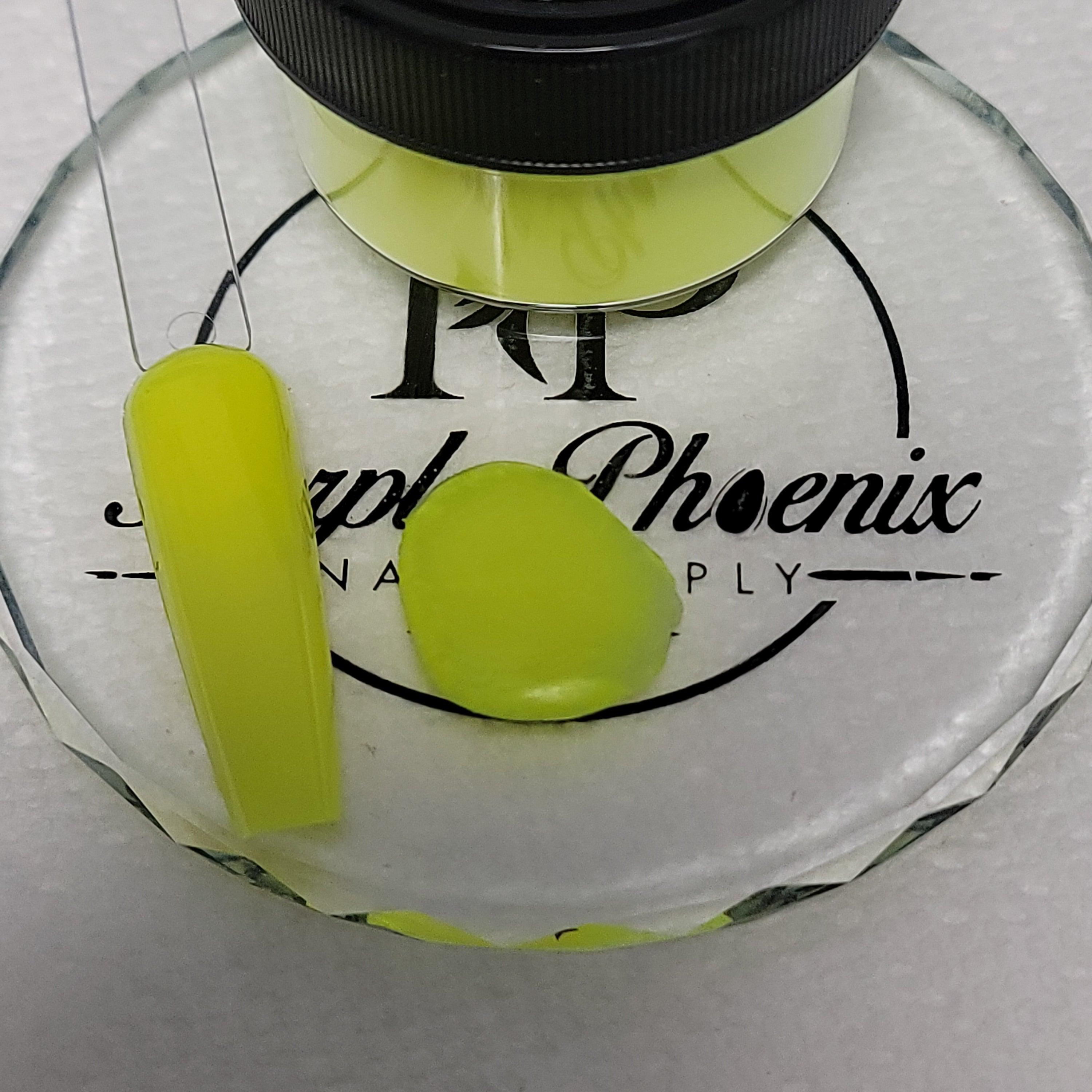 Helios Neon Yellow Acrylic Powder - Neon Collection