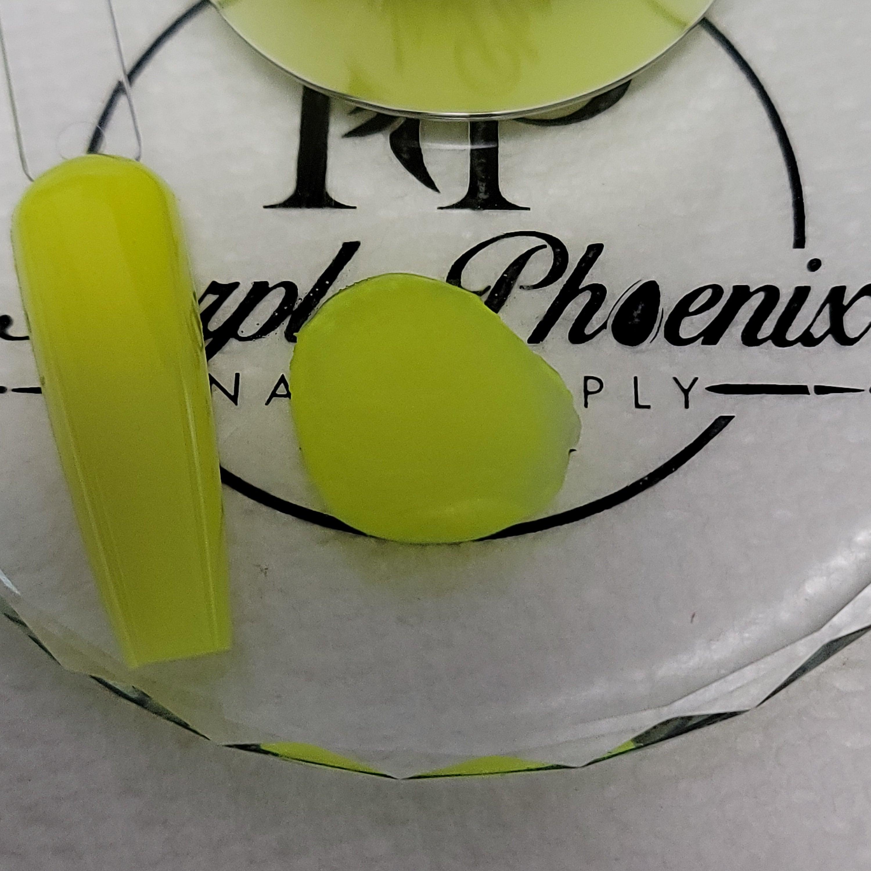 Helios Neon Yellow Acrylic Powder - Neon Collection