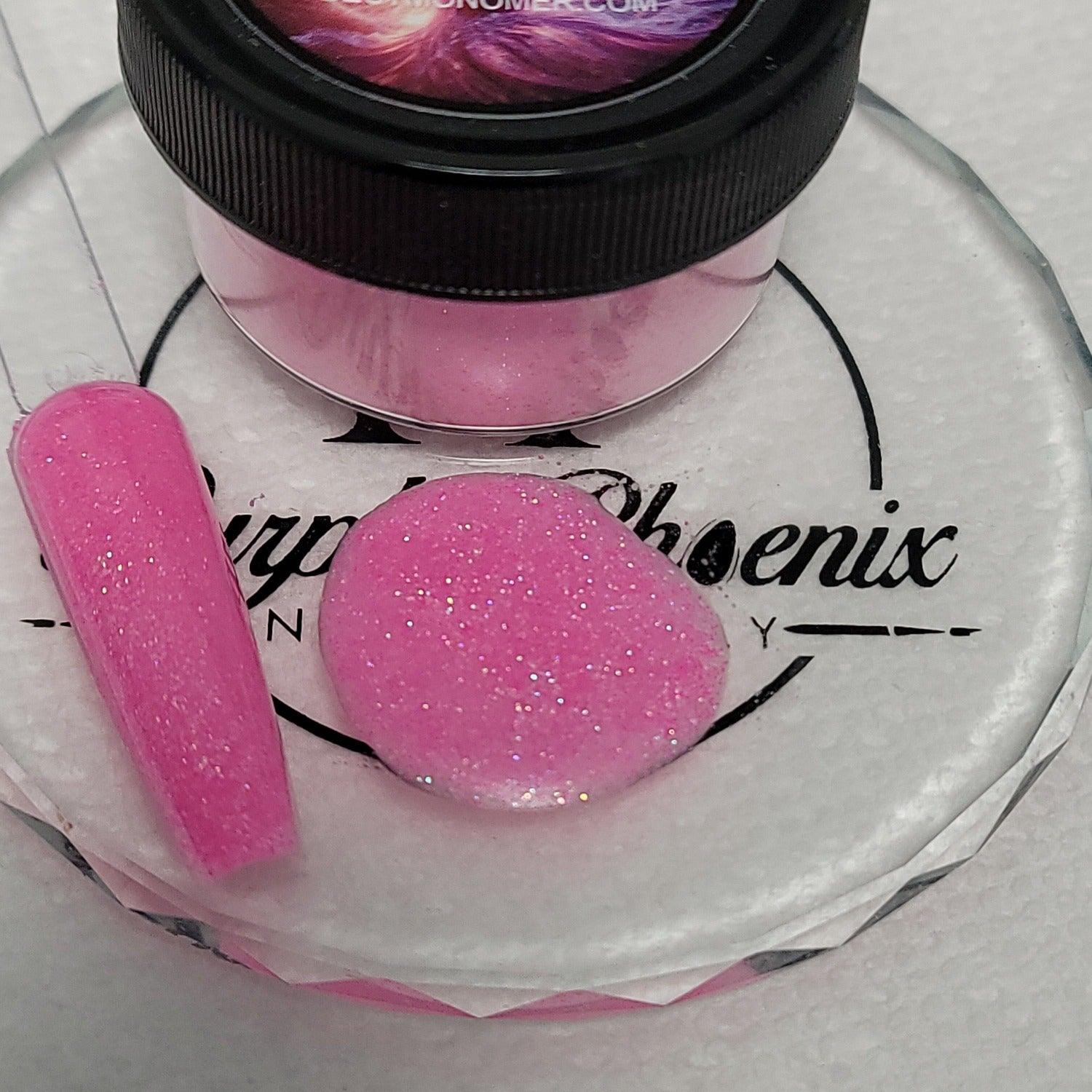 HOLOGRAPHIC BABY PINK ACRYLIC POWDER