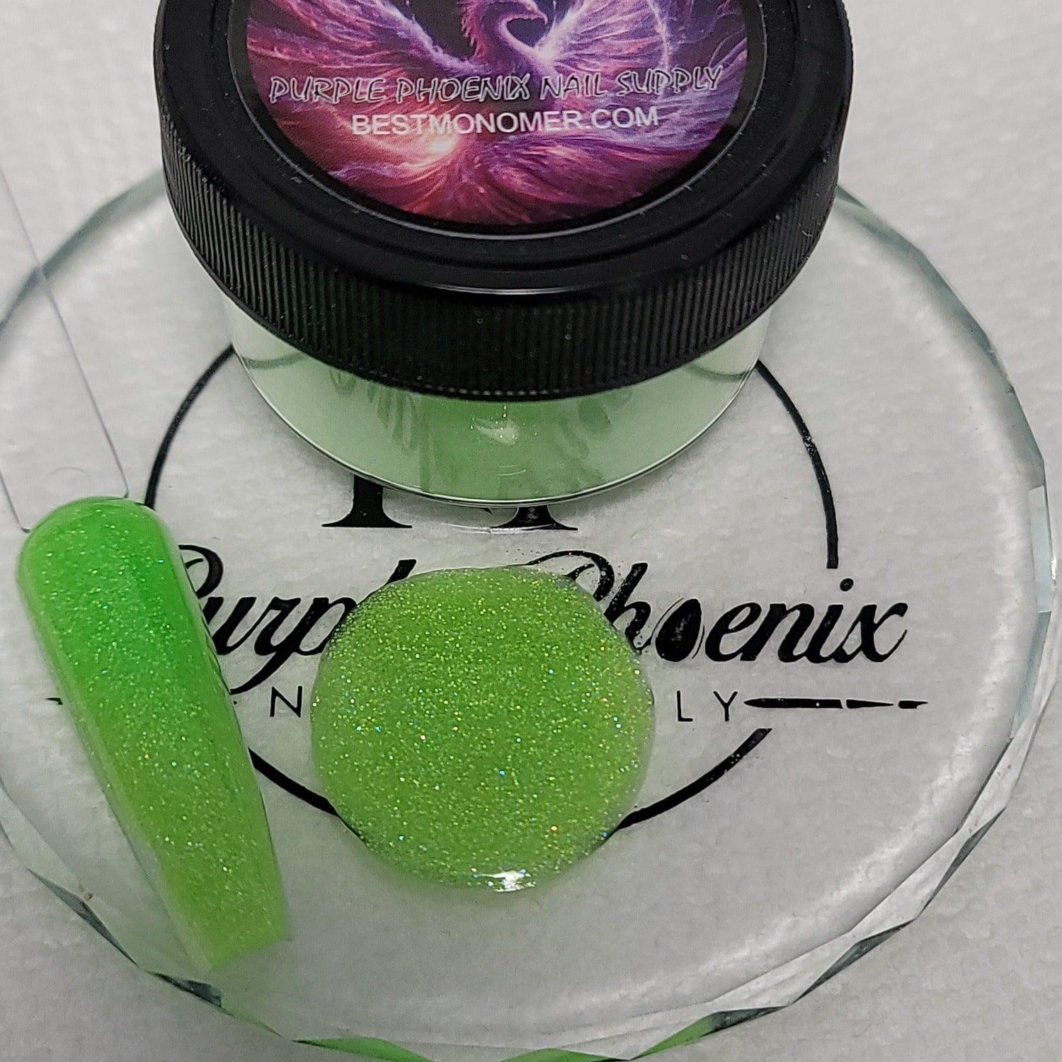 HOLOGRAPHIC GREEN ACRYLIC POWDER