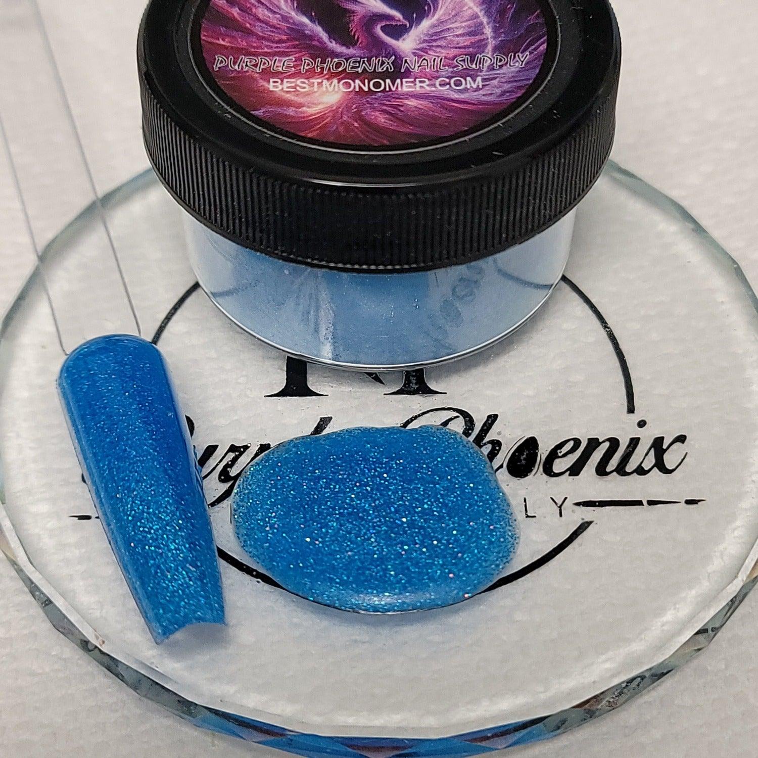 HOLOGRAPHIC BLUE ACRYLIC POWDER