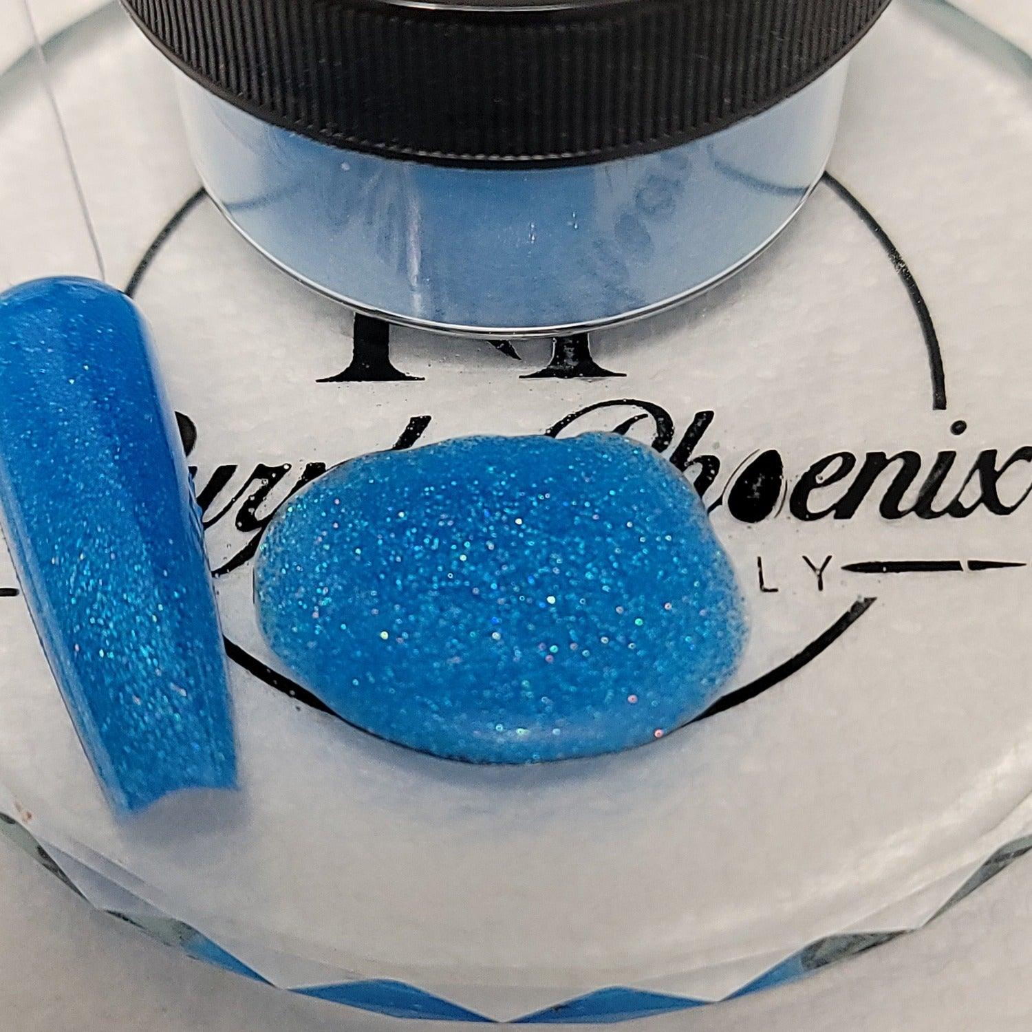 HOLOGRAPHIC BLUE ACRYLIC POWDER