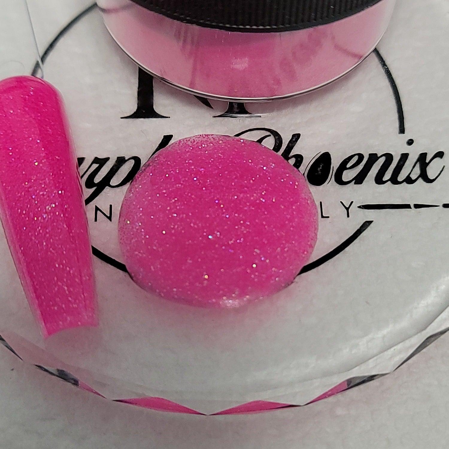 HOLOGRAPHIC PINK ACRYLIC POWDER