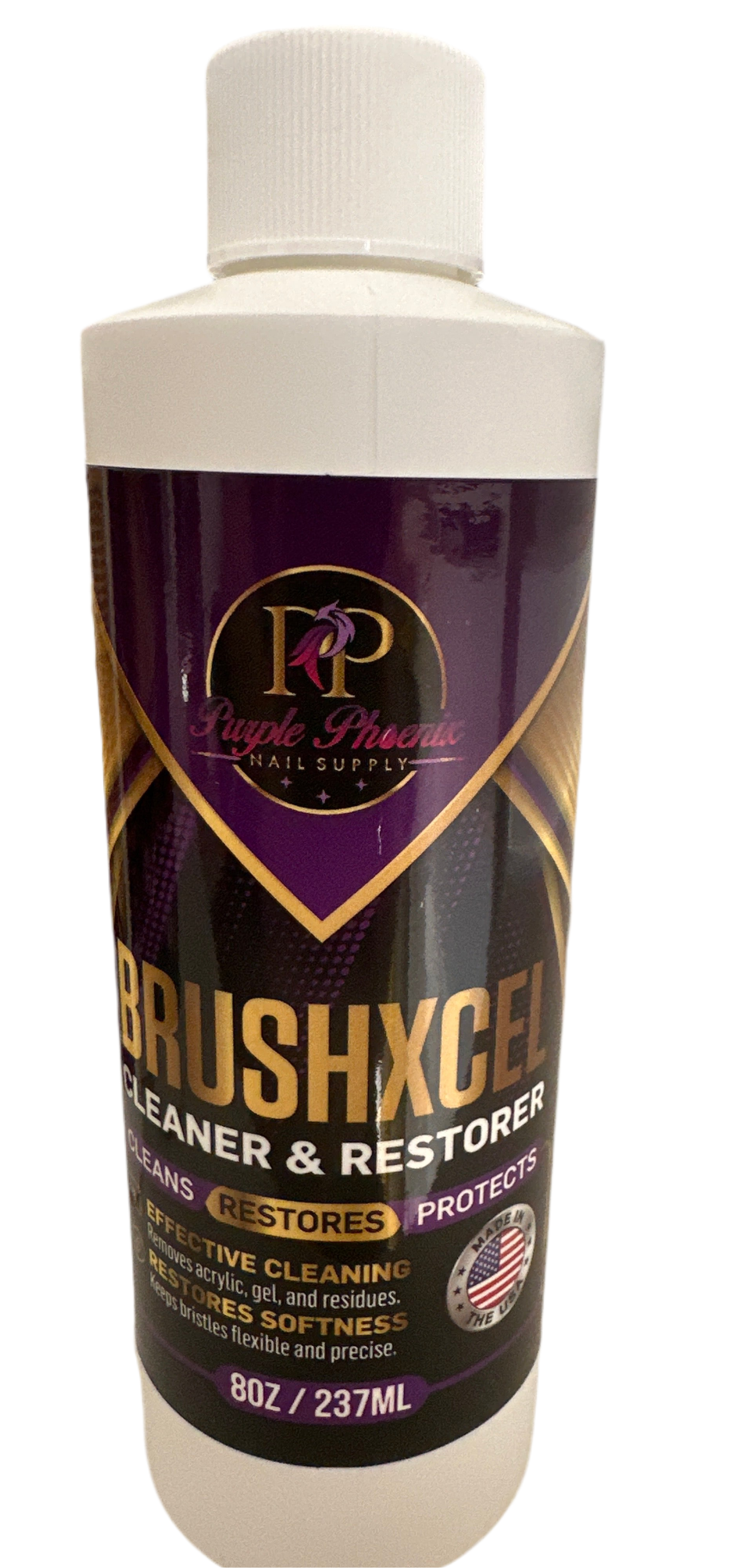 Professional Brush Cleaner and Restorer for Nail Technicians | Purple Phoenix