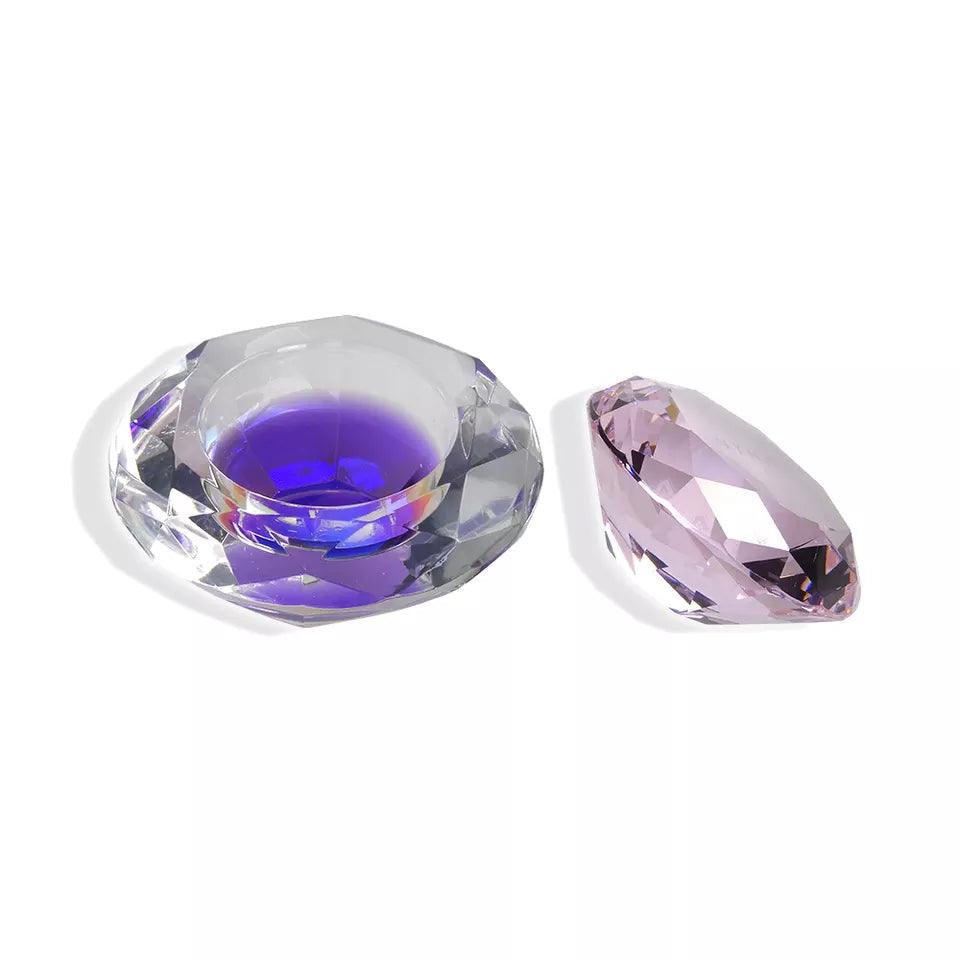 PINK DIAMOND DAPPEN DISH - Purple Phoenix Nail Supply