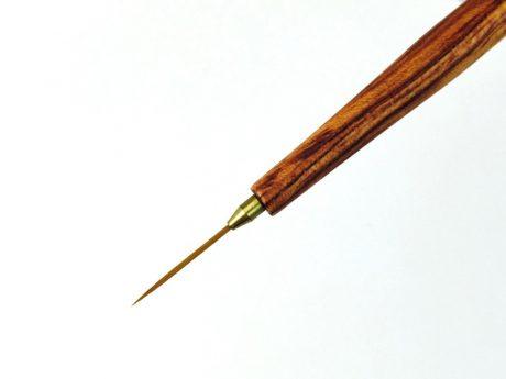 FUJI PROFESSIONAL NAIL ART STRIPER BRUSH MEDIUM LENGTH Professional Nail Art Striper Brush - Purple Phoenix Nail Supply